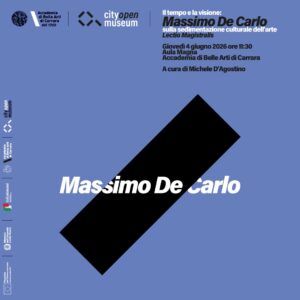 2026/06/04 LECTIO MAGISTRALIS CON MASSIMO DE CARLO